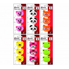 SET 3 CHIUDIPACCO ANIMALETTI ASS. (36pz)